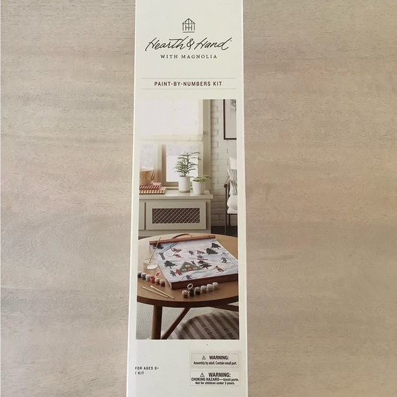 Hearth Hand Magnolia Ski Scene Paint-by-Numbers Art Kit - Picture 6 of 9